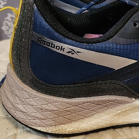 Reebok SE National Geographic Navy and Yellow Trail Running Shoes - Picture 2 of 8